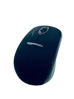 Genuine Amazon Basics MG-0975 Rev A Small Black Wireless Computer Mouse U865 - Image 1 of 3