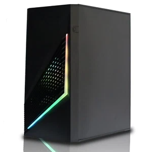 Cheap Gaming PC Computer Intel Core i3 8GB RAM 500GB HDD + 120GB SSD Windows 10 - Picture 1 of 9
