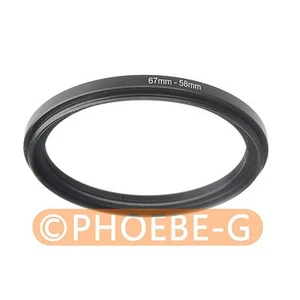 67mm to 58mm 67-58 mm Step Down Filter Ring  Adapter - Picture 1 of 1