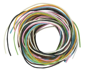 Cuerda De Algodón Encerada 1 Mm 1 M Asortimento 8 Hilos - Imagen 1 de 1