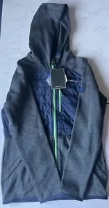 O'Neill Men Size S Quilted Fleece Full Zip Hoodie Outerwear Thermal with Pockets - Picture 1 of 11