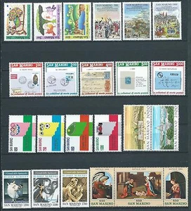 1989 SAN MARINO JAHRGANG 23 WERTE POSTFRISCH ** - ED - Bild 1 von 1