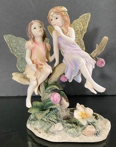 2008 FAERIE GLEN ~ "Secrets Between Friends" ~ Fairy Figure Munro FG8801 5-1/4" - Picture 1 of 9
