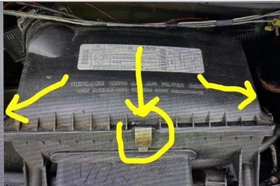 1996-2000 Chevrolet Express Van 1500 2500 3500 Air Cleaner HOLD DOWN CLAMPS ONLY - Image 1 of 4