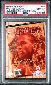 1998-99 Upper Deck Living Legend Cover Story #C7 Michael Jordan Gem Mint PSA 10 - Picture 1 of 3