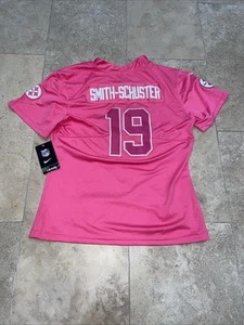 Juju Smith-Schuster Pink Breast Cancer Steelers Trikot Größe Jugend XL NEU Neu mit Etikett - Bild 1 von 4