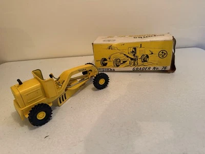Vintage 1965 Tonka  Mini Tonka Road Grader  No.76  NICE Box Rare - Image 1 of 4