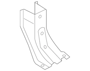 Soporte delantero de suelo trasero genuino Mitsubishi 5253H237 - Imagen 1 de 2