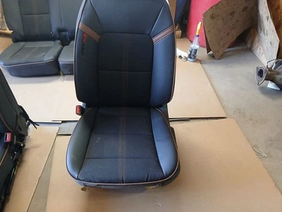 2025 GMC Canyon AT4 Leather Bucket Seat Set Black Brown Front Rear 3030444 - Image 1 of 4