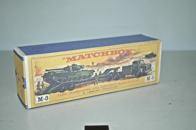 Matchbox Major Pack 3 a Antar Centurion Tank Transporter E Style Repro Box - Image 1 of 3