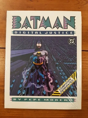 Batman Digital Justice Hardcover Graphic Novel (1990 DC Comics) Sealed  - Image 1 of 2