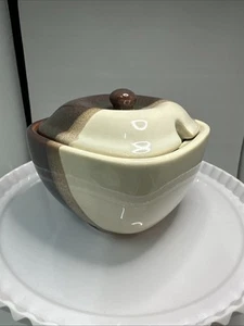 Pfaltzgraff Brownstone Collection Sugar Bowl With Lid—No spoon - Picture 1 of 9