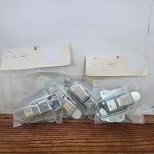 Menge 4 GROß 3x5,5 Silber Ersatz Zugriegel Gitarre Bass Instrument Koffer  - Bild 1 von 17