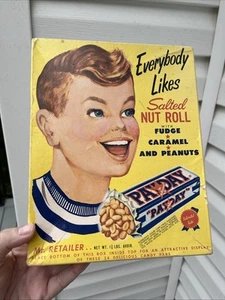 Vintage Payday Candy Bar Store Display Box - Picture 1 of 13