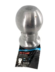 Curt 40089 Rohstahl Anhängerkupplung Kugel, Schwanenhals, 30.000 Pfund, 3 Zoll Durchmesser, - Bild 1 von 3