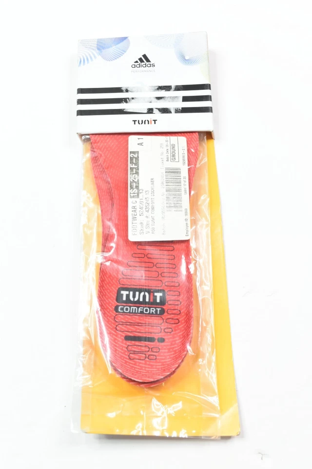Adidas F50 i TUNiT Comfort Sock Liner Mens 13 Red High Support Soccer 435245