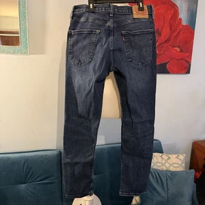 Vintage 511 Levis Jeans Tag 31x30 Straight Leg Lt Wash - Picture 1 of 9