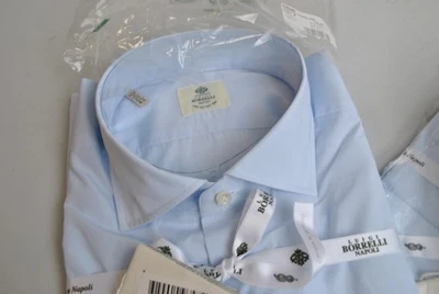 BORRELLI NAPLES ROYAL TAILORING 1ST LINE SIZE 41 HANDMADE COTTON 415.00 BOR-2ffG - Image 1 of 4