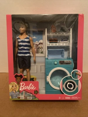 Juego de muebles para muñeca Ken Barbie - Lavadora de lavadero - Descontinuado - Caja sellada Foto 1 de 4