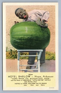 POSTAL VINTAGE PUBLICIDAD HOTEL BARLOW HOPE ARK - Imagen 1 de 2