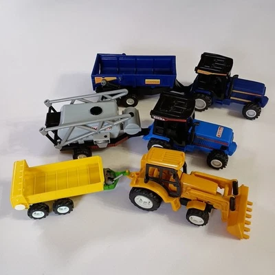 Lote mixto de 6 tractores de cosecha, remolques TONKA Farm Equipment Foto 1 de 4