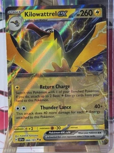 Kilowattrel ex 068/191 Double Rare Holo NM Pokemon SV08: Surging Sparks - Picture 1 of 10
