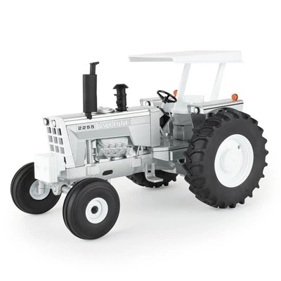 Silver Chase Unit ~ 1/16 White 2255 2WD with ROPS & Canopy, ERTL Prestige 47558 - Image 1 of 2