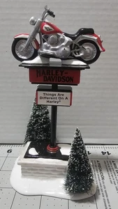 Dept 56 Harley Davidson Sign 54901 with Box - Picture 1 of 6