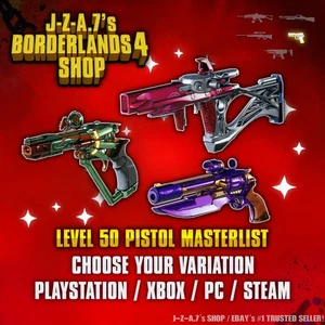 Borderlands 4✨PISTOL MASTERLIST BL4 LVL 50 ITEMS, GUNS ✅PC-PS-XBOX✨ - Picture 1 of 30