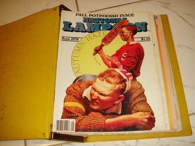 1975-79 National Lampoon журнал лот о 9-10 журналов. - Изображение 1 из 4