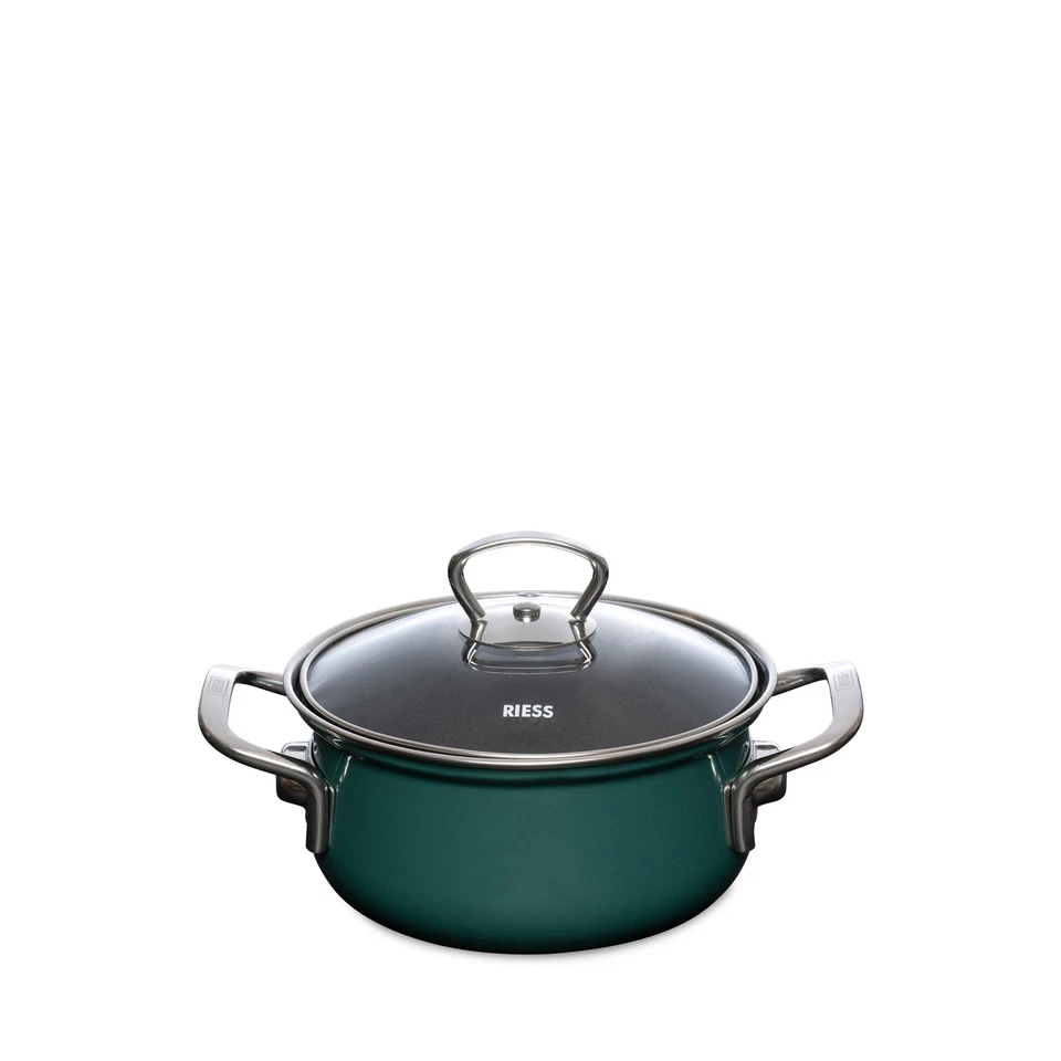 Riess NOUVELLE - Teal - Kasserolle mit Glasdeckel - Bild 1 von 1