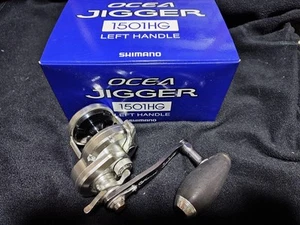 Shimano OCEA JIGGER 1501HG linker Griff Jigging Baitcastrolle mit Box - Bild 1 von 7