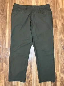 Lululemon Classic Fit Pants Men's 33 (33 x 26 Warpstreme Olive Green - Picture 1 of 12