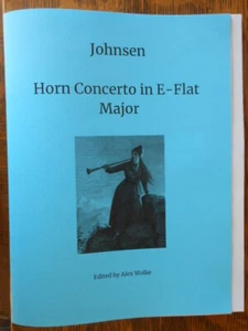 Henrik Hinrich Philip Johnsen Concerto E flat Major Horn and Strings sheet music - Picture 1 of 4