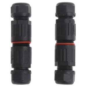 IP68 Industrial Electrical Waterproof Wire cable Connector Outdoor Plug Socke G1 - Photo 1/12