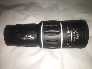 Monocular 16x52 Black PowerView (SH771752) - Picture 1 of 14