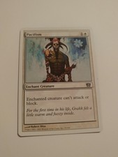 Pacifism MTG 8th Edition Common Enchantment Used Scratches Dirt Deck Play