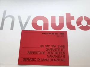 Garanzia e Manutenzione Garantie et Repertoire d'entrien Porsche 911 912 914/6 - Bild 1 von 12