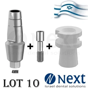 Lote X 10 nuevos pilares de plástico de transferencia a presión impresión 4 mm - Imagen 1 de 6