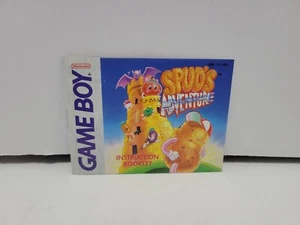 Folleto de instrucciones Spud's Adventure manual Nintendo Gameboy GB - Imagen 1 de 4