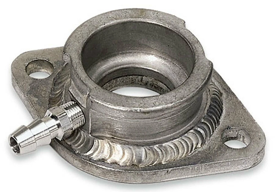 Moroso 63466 Water Neck, Chevy V6, V8, Straight, Non-Swivel, Gasket, Natural Alu - Изображение 1 из 1