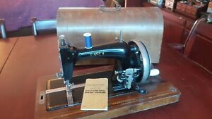 Vintage Harris K Cased Shuttle Saxonia type Sewing Machine by Haid & Neu Germany