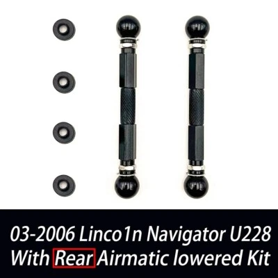 Kit de eslabones reductores de suspensión neumática trasera para Lincoln Navigator U228 2003-2006 Foto 1 de 4