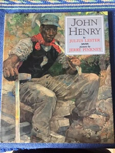 John Henry. Julius Lester/Jerry Pinkney. Irst. 1994. VG+ in DJ. CALDECOTT HONOR. - Bild 1 von 10