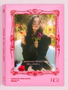 In Stock MINNIE (G)I-DLE 1st Mini Album [HER] 6050C ver PINK Kpop Sealed NEW+POB - Picture 1 of 4