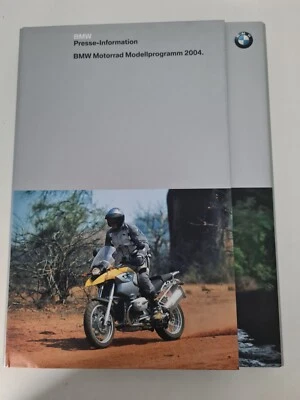 BMW Motorrad - BMW Presse-Mappe Text Fotos CD - BMW Modellprogramm 2004 (AU2902) - Bild 1 von 3