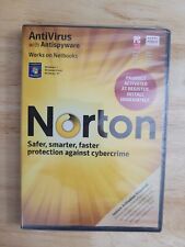 Norton by AntiVirus with Antispyware Windows 7, Vista, XP 2010 New Sealed