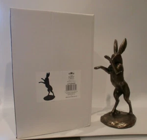 Leonardo Artistic bronze effect Boxing Hare LP28469 - Picture 1 of 3