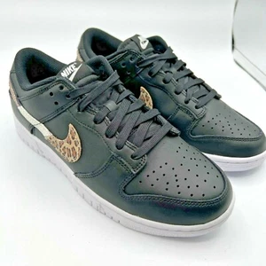Nike Dunk Low SE Primal Black Leopard Women’s Size 9 Men’s 7.5 DD7099 001 - Picture 1 of 12