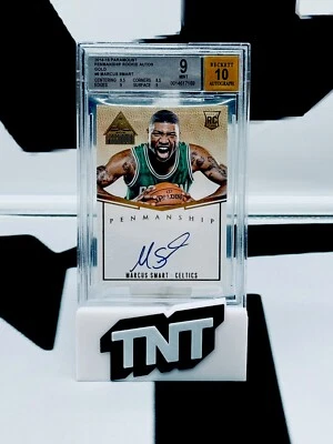 Marcus Smart 2014-15 Panini Paramount Penmanship Rookie Auto Gold /10 BGS 9/10 - Image 1 of 4